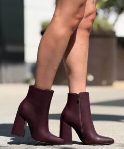 Botín Negro Tacón Stiletto