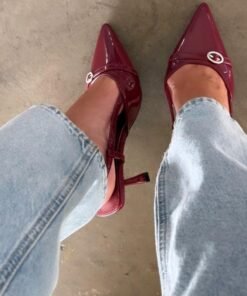 Sandalia Strass Taco Transparente